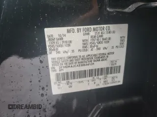 2014 Ford Edge SEL z VIN 2FMDK4JCXEBB34138, wystawiony jako Copart lot #55608335 z przebiegiem 77 423 mil mil oraz Szkoda całkowita • Salvage title. Historia ofert i sprzedaży dostępna na DreamBid. Obrazek 12.
