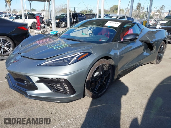2024 Chevrolet Corvette 2LT z VIN 1G1YB3D48R5103073, wystawiony jako IAAI lot #41098470 z przebiegiem 7 326 mil mil oraz . Historia ofert i sprzedaży dostępna na DreamBid. Obrazek 17.