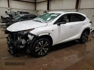 2021 Lexus NX with VIN JTJSARDZ0M2262613, listed as a Copart auction lot 43578935 with 45,182 mi miles and Salvage Title. Bid and sale history available at carsss.com. Image 1.