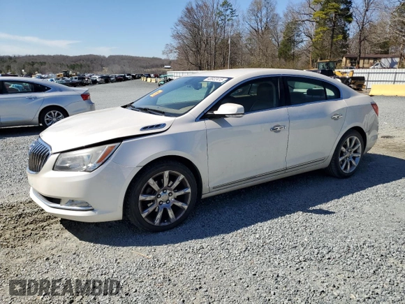 2014 Buick LaCrosse Leather with VIN 1G4GB5G31EF128253, listed as a Copart auction lot 48922415 with 159,191 mi miles and Salvage Title. Bid and sale history available at carsss.com. Image 1.