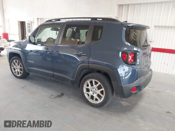 2020 Jeep Renegade Latitude with VIN ZACNJABB0LPL65586, listed as a IAAI auction lot 42347921 with 54,853 mi miles and . Bid and sale history available at DreamBid. Image 3.