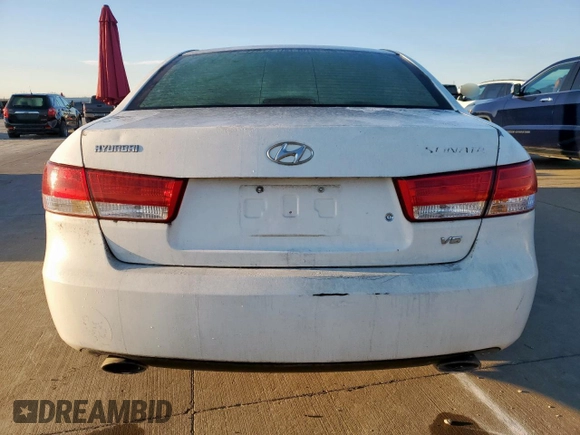2006 Hyundai Sonata GLS with VIN 5NPEU46F26H090552, listed as a Copart auction lot 47216175 with 142,244 mi miles and Clean Title. Bid and sale history available at DreamBid. Image 6.