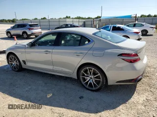 2025 Genesis G70 2.5T with VIN KMTG34SC2SU150418, listed as a Copart auction lot 50716355 with 11,115 mi miles and Clean title. Bid and sale history available at DreamBid. Image 2.