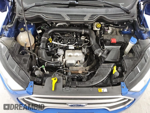 2018 Ford EcoSport SE with VIN MAJ3P1TE4JC197749, listed as a Copart auction lot 52527465 with 59,264 mi miles and Clean Title. Bid and sale history available at DreamBid. Image 12.