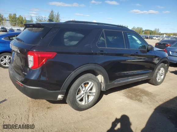 2023 Ford Explorer XLT with VIN 1FMSK8DH4PGA43531, listed as a Copart auction lot 73761194 with 51,834 mi miles and Salvage Title. Bid and sale history available at carsss.com. Image 3.