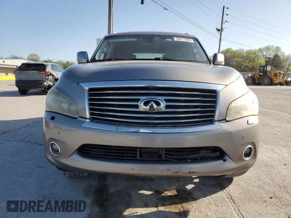 2012 Infiniti QX56 7-passenger with VIN JN8AZ2NE2C9021091, listed as a Copart auction lot 52217325 with 293,275 mi miles and Clean Title. Bid and sale history available at carsss.com. Image 5.