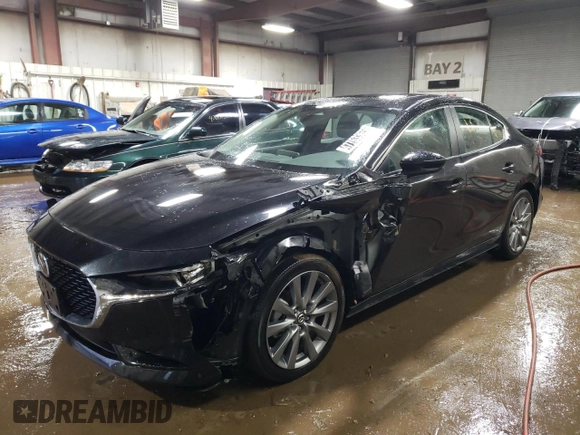 2024 Mazda 3 S Preferred with VIN 3MZBPACMXRM415519, listed as a Copart auction lot 47763365 with 13,932 mi miles and Salvage title. Bid and sale history available at DreamBid. Image 1.
