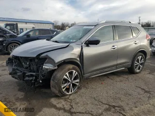 2019 Nissan Rogue SL with VIN 5N1AT2MV2KC828786, listed as a Copart auction lot 50059245 with 94,531 mi miles and Salvage Title. Bid and sale history available at carsss.com. Image 1.