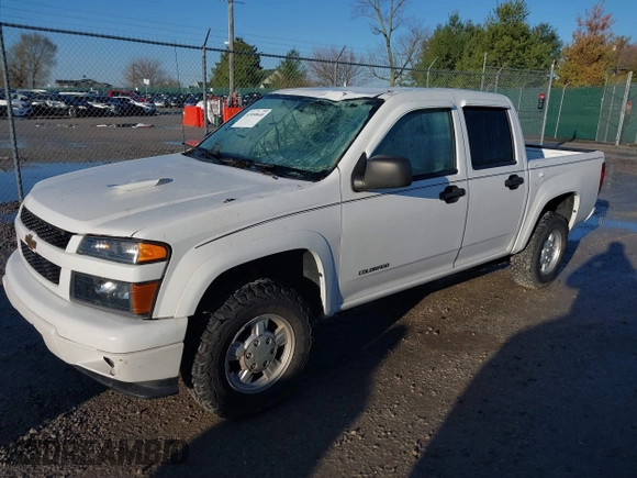2005 Chevrolet Colorado 1SF LS Z71 with VIN 1GCDT136858110284, listed as a IAAI auction lot 41850640 with 86,501 mi miles. Bid and sale history available at carsss.com. Image 17.