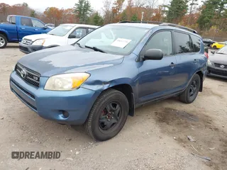 2007 Toyota RAV4 with VIN JTMBK33V675027230, listed as a IAAI auction lot 40697729 with 288,662 mi miles. Bid and sale history available at carsss.com. Image 2.