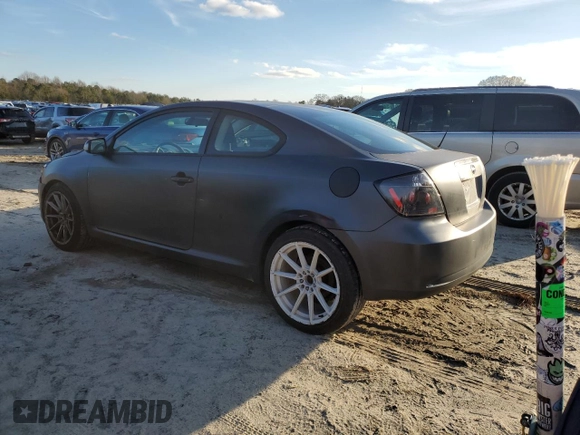 2005 Scion tC with VIN JTKDE177850037762, listed as a Copart auction lot 86132014 with 165,009 mi miles and Salvage Title. Bid and sale history available at carsss.com. Image 2.