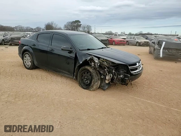 2013 Dodge Avenger SE with VIN 1C3CDZABXDN682873, listed as a Copart auction lot 46826865 with 135,193 mi miles and Salvage Title. Bid and sale history available at carsss.com. Image 11.