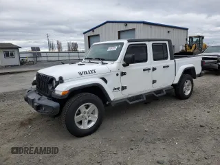 2022 Jeep Gladiator Texas Trail with VIN 1C6HJTAG3NL166183, listed as a Copart auction lot 51061295 with 20,112 mi miles and Salvage Title. Bid and sale history available at carsss.com. Image 1.