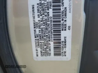 2003 Toyota Solara SE z VIN 2T1FF28P53C610072, wystawiony jako Copart lot #56075605 z przebiegiem 271 457 mil mil oraz Szkoda całkowita • Salvage title. Historia ofert i sprzedaży dostępna na DreamBid. Obrazek 12.