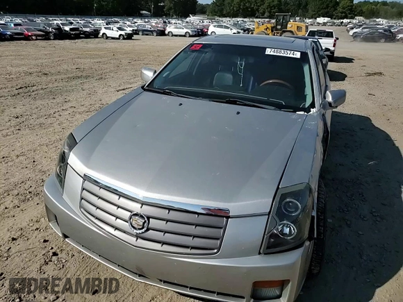 2004 Cadillac CTS with VIN 1G6DM577740110901, listed as a Copart auction lot 74883574 with 173,402 mi miles and Salvage Title. Bid and sale history available at carsss.com. Image 10.