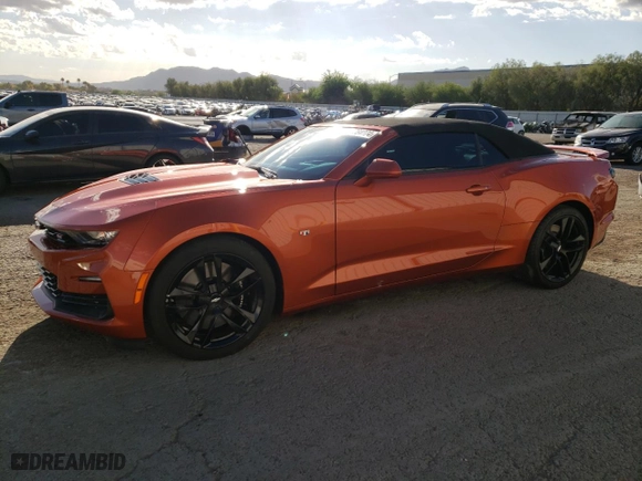 2022 Chevrolet Camaro 2SS with VIN 1G1FH3D78N0102223, listed as a Copart auction lot 72284274 with 5,683 mi miles and Salvage Title. Bid and sale history available at carsss.com. Image 1.