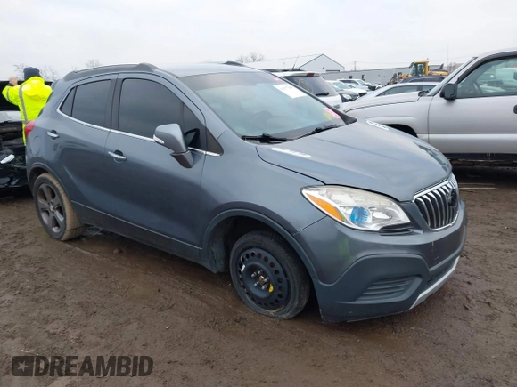 2014 Buick Encore with VIN KL4CJASB9EB624237, listed as a IAAI auction lot 41177399 with 133,261 mi miles. Bid and sale history available at carsss.com. Image 1.