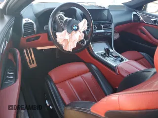 2022 BMW 8 Series 840i with VIN WBADZ2C09NCK14678, listed as a Copart auction lot 80243324 with 0 mi miles and Salvage Title. Bid and sale history available at carsss.com. Image 8.