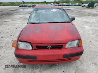 1995 Toyota Tercel DX z VIN JT2EL56EXS0046010, wystawiony jako Copart lot #59368644 z przebiegiem Nie podano mil oraz Szkoda całkowita • Salvage title. Historia ofert i sprzedaży dostępna na DreamBid. Obrazek 5.