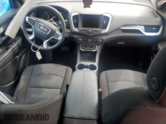 2024 GMC Terrain SLE with VIN 3GKALMEG7RL396649, listed as a Copart auction lot 54423435 with 3,411 mi miles and Salvage title. Bid and sale history available at DreamBid. Image 8.