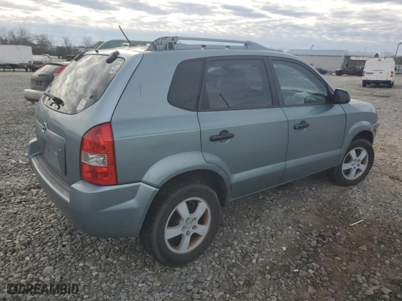 2008 Hyundai Tucson GLS with VIN KM8JM12B98U733001, listed as a Copart auction lot 41746915 with 198,234 mi miles and Salvage Title. Bid and sale history available at carsss.com. Image 3.