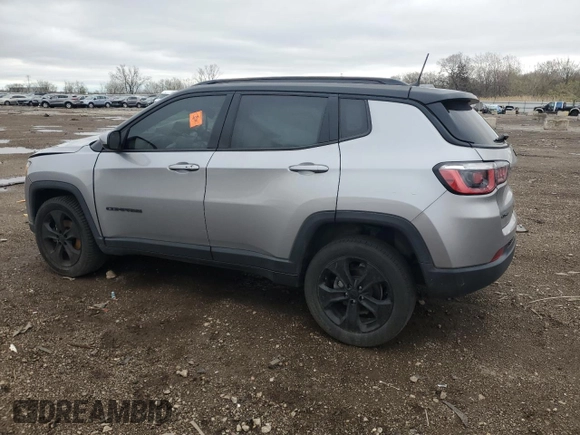 2018 Jeep Compass Altitude with VIN 3C4NJDBB6JT325538, listed as a Copart auction lot 53686905 with 111,400 mi miles and Salvage title. Bid and sale history available at DreamBid. Image 2.