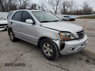 2007 Kia Sorento LX z VIN KNDJC736575715504, wystawiony jako Copart lot #87422664 z przebiegiem 223 225 mil mil oraz Szkoda całkowita • Salvage title. Historia ofert i sprzedaży dostępna na DreamBid. Obrazek 4.