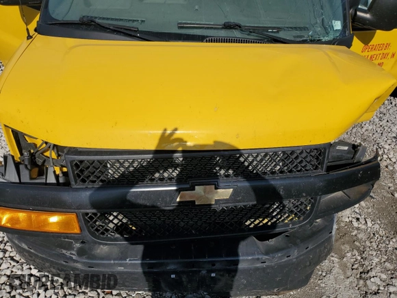 2019 Chevrolet Express Cargo with VIN 1GCWGAFP7K1235413, listed as a Copart auction lot 73735724 with Not provided miles and Salvage title. Bid and sale history available at DreamBid. Image 11.