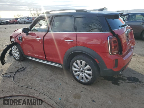 2021 MINI Countryman Cooper S with VIN WMZ83BR02M3M34658, listed as a Copart auction lot 41504825 with 49,051 mi miles and Salvage title. Bid and sale history available at DreamBid. Image 2.