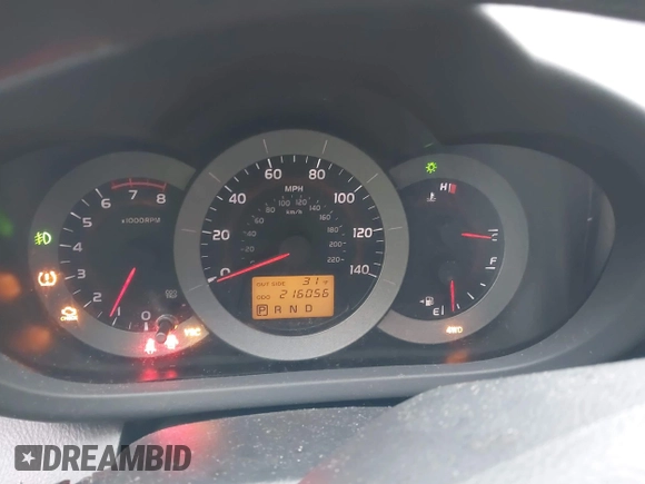 2007 Toyota RAV4 Sport with VIN JTMBD32V675089643, listed as a IAAI auction lot 41126523 with 216,056 mi miles and . Bid and sale history available at DreamBid. Image 7.