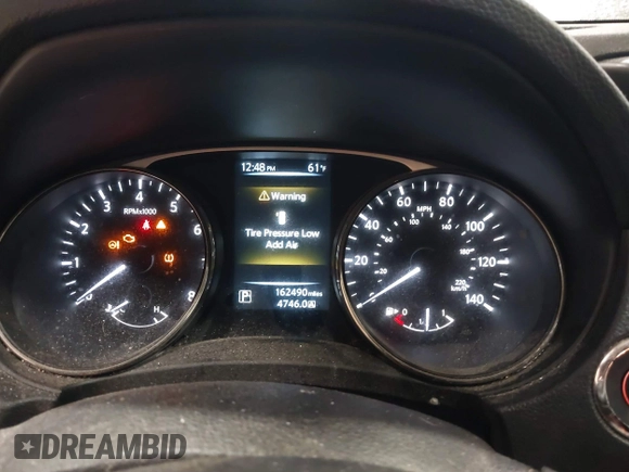 2016 Nissan Rogue SV with VIN KNMAT2MV2GP614966, listed as a IAAI auction lot 42167188 with 162,490 mi miles. Bid and sale history available at carsss.com. Image 7.
