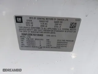 2014 Chevrolet Equinox LS with VIN 2GNFLEEK7E6198400, listed as a IAAI auction lot 41753840 with 155,049 mi miles. Bid and sale history available at carsss.com. Image 9.