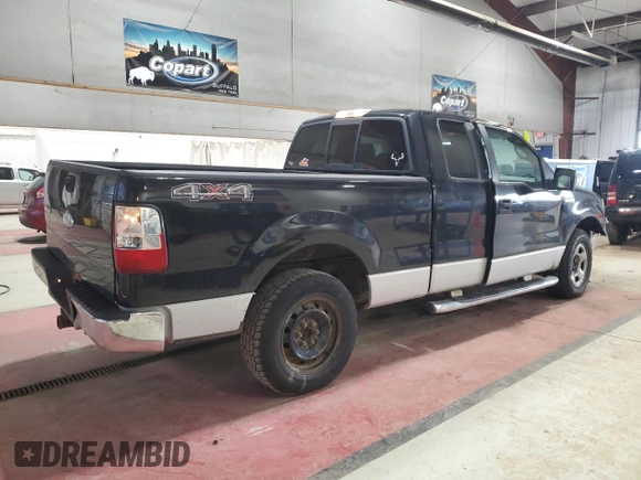 2007 Ford F-150 STX with VIN 1FTRX14W87FA12248, listed as a Copart auction lot 53097145 with 158,583 mi miles and Salvage Title. Bid and sale history available at carsss.com. Image 3.