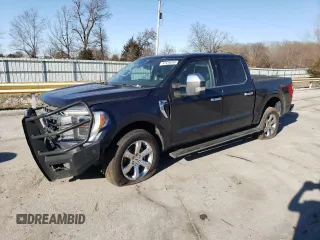 2022 Ford F-150 XL with VIN 1FTFW1E87NFA90247, listed as a Copart auction lot 47416265 with 44,707 mi miles and Clean Title. Bid and sale history available at carsss.com. Image 1.