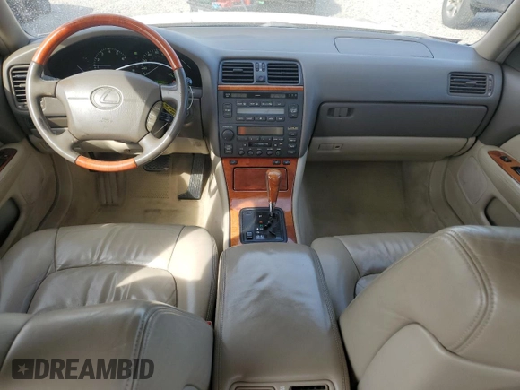 1998 Lexus LS 400 z VIN JT8BH28F9W0134440, wystawiony jako Copart lot #50134335 z przebiegiem 201 036 mil mil oraz Szkoda całkowita • Salvage title. Historia ofert i sprzedaży dostępna na DreamBid. Obrazek 8.