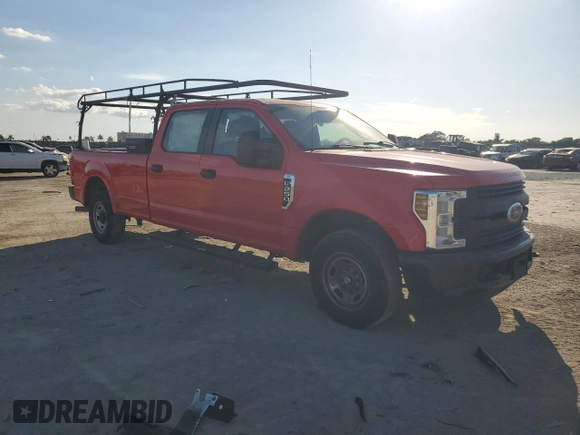 2019 Ford Super Duty F-250 SRW XL with VIN 1FT7W2A62KEC15283, listed as a Copart auction lot 83640544 with 170,009 mi miles and Salvage Title. Bid and sale history available at carsss.com. Image 4.