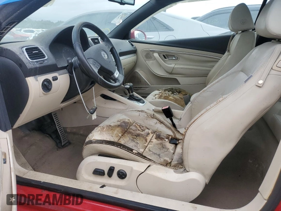 2007 Volkswagen Eos 3.2L with VIN WVWDB71F27V038737, listed as a Copart auction lot 77960204 with Not Provided miles and Clean Title. Bid and sale history available at DreamBid. Image 7.