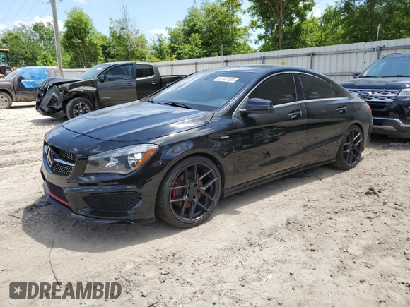 2015 Mercedes-Benz CLA 250 with VIN WDDSJ4EB4FN223019, listed as a Copart auction lot 51247134 with 123,000 mi miles and . Bid and sale history available at DreamBid. Image 1.