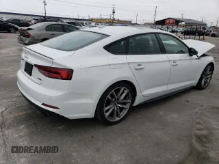 2019 Audi A5 Sportback Premium Plus with VIN WAUENCF53KA077435, listed as a Copart auction lot 55863653 with 32,259 mi miles. Bid and sale history available at carsss.com. Image 3.