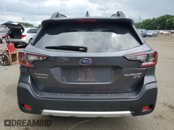 2025 Subaru Outback Limited XT with VIN 4S4BTGND6S3156304, listed as a Copart auction lot 63647585 with 5,932 mi miles and Salvage title. Bid and sale history available at DreamBid. Image 6.