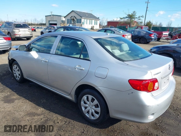 2009 Toyota Corolla with VIN 2T1BU40E59C187108, listed as a IAAI auction lot 41855435 with 67,939 mi miles. Bid and sale history available at carsss.com. Image 3.