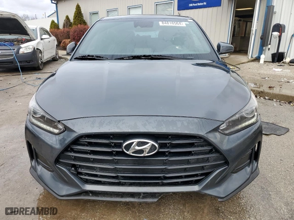 2019 Hyundai Veloster 2.0 with VIN KMHTG6AF4KU011847, listed as a Copart auction lot 84816564 with 63,746 mi miles and Non Repairable. Bid and sale history available at carsss.com. Image 5.