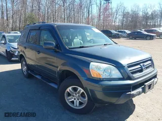 2005 Honda Pilot EX-L with NAVI with VIN 2HKYF18705H559938, listed as a IAAI auction lot 41814487 with 188,665 mi miles. Bid and sale history available at carsss.com. Image 1.