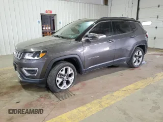 2020 Jeep Compass Limited z VIN 3C4NJDCB7LT236093, wystawiony jako Copart lot #54583185 z przebiegiem 75 324 mil mil oraz Szkoda całkowita • Salvage title. Historia ofert i sprzedaży dostępna na DreamBid. Obrazek 1.