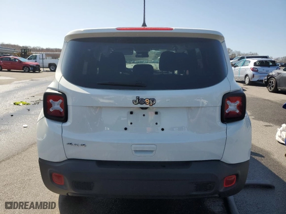 2023 Jeep Renegade Latitude with VIN ZACNJDB15PPP69790, listed as a Copart auction lot 51061205 with 0 mi miles and Non Repairable. Bid and sale history available at carsss.com. Image 8.