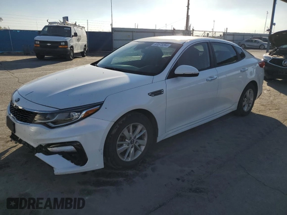 2019 Kia Optima LX with VIN 5XXGT4L33KG278685, listed as a Copart auction lot 83573264 with 106,691 mi miles and Salvage Title. Bid and sale history available at carsss.com. Image 1.