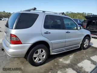 2005 Mercedes-Benz M-Class 3.7L with VIN 4JGAB57E35A546639, listed as a Copart auction lot 50201805 with 88,710 mi miles and Salvage Title. Bid and sale history available at carsss.com. Image 3.