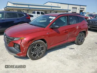 2022 Hyundai Tucson N Line with VIN KM8JF3AE4NU088612, listed as a Copart auction lot 70704614 with 28,068 mi miles and Salvage Title. Bid and sale history available at carsss.com. Image 1.