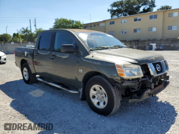 2004 Nissan Titan LE with VIN 1N6AA07AX4N512077, listed as a Copart auction lot 46105645 with 175,412 mi miles and Salvage Title. Bid and sale history available at DreamBid. Image 4.