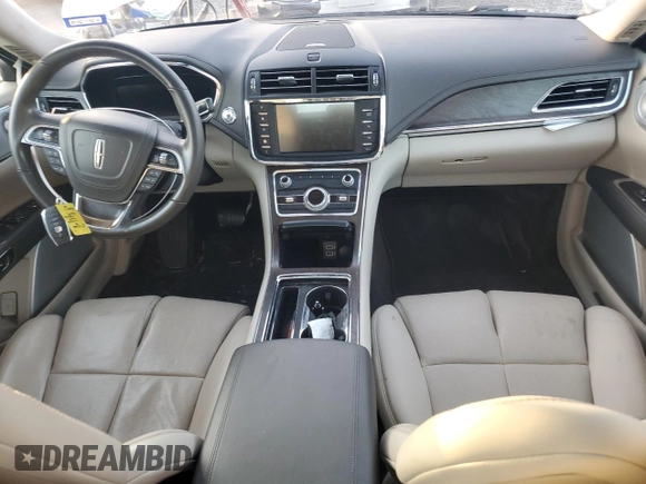 2018 Lincoln Continental Reserve with VIN 1LN6L9RP8J5611609, listed as a Copart auction lot 85163574 with 0 mi miles and Salvage Title. Bid and sale history available at carsss.com. Image 8.